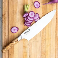 8 Inch Chef Knife in Olive Wood
