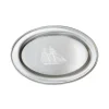 9" Oval Tray in Satin Finish