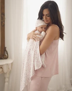 100% Pima Cotton Dorset Floral Baby Blanket