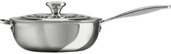 3.5 qt. Saucier Pan with Lid & Helper Handle