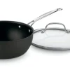 3 Quart Chef's Pan with Cover in Black