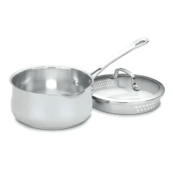 2 Quart Pour Saucepan with Cover from the Contour® Collection