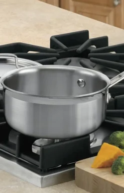 1.5 Quart Saucepan with Cover in Stainless Steel