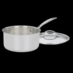 3 Quart Saucepan with Cover in Stainless Steel