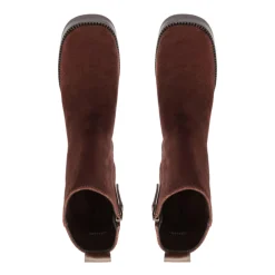 240 Suede Bootie in Root Brown