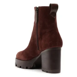 240 Suede Bootie in Root Brown