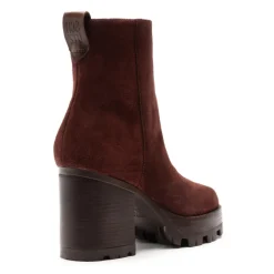 240 Suede Bootie in Root Brown