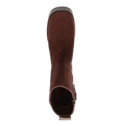 240 Suede Bootie in Root Brown