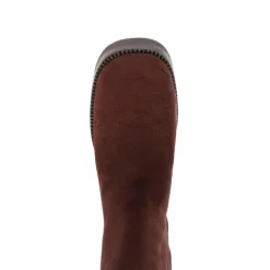 240 Suede Bootie in Root Brown