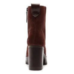240 Suede Bootie in Root Brown