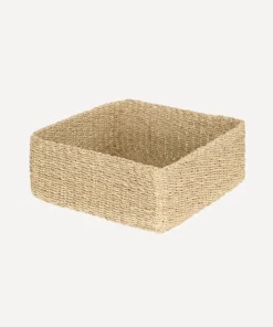 Abaca Square Storage Basket in Medium