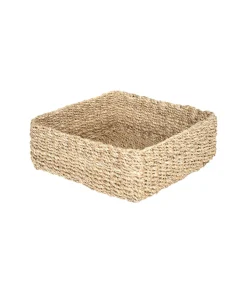 Abaca Square Storage Basket in Small
