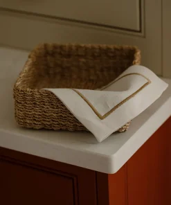 Abaca Square Storage Basket in Small