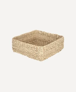 Abaca Square Storage Basket in Small