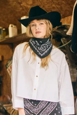 Aces Wild Scarf in Aces Wild Black