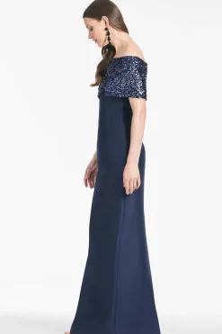 Ada Gown in Poseidon Night Sky