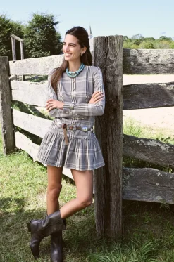 Adams Dress in Raymond Plaid