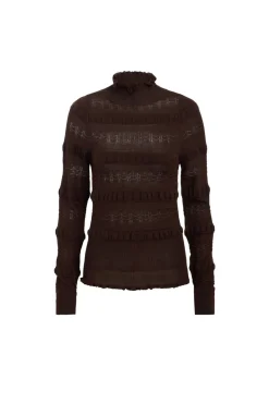 Addison Top in Sepia