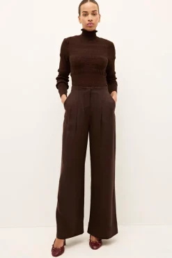 Addison Top in Sepia