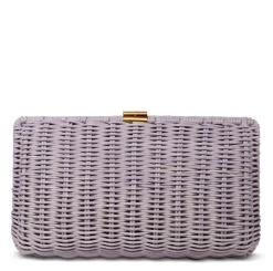 Adelina Wicker Clutch