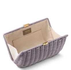 Adelina Wicker Clutch