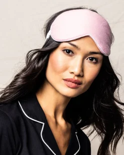 Adult Pink Flannel Traditional Eye Mask