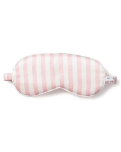 Adult Pink Stripe Silk Sleep Mask