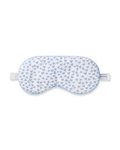 Adult’s Twill Sleep Mask in Bluehearts
