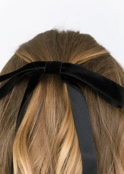 Aida Velvet Bow Barrette