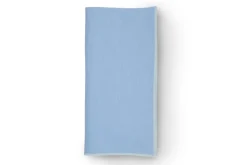 Air Blue Napkin with White Small Trim, Set of 4