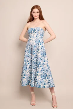 Aisha Dress in Berries Egret