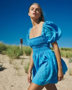 Aisla Dress in Blue