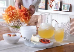 Alabaster White Dessert Plate, Set of 4