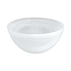Alabaster White Individual Bowl, Set in 4