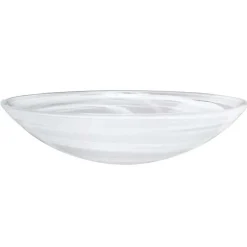 Alabaster White Serving Bowl