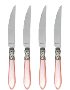 Aladdin Antique White Steak Knives, Set of 4