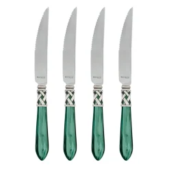 Aladdin Antique White Steak Knives, Set of 4