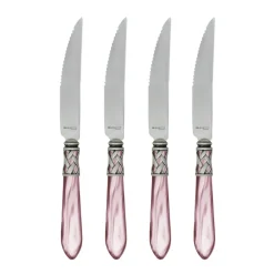 Aladdin Antique White Steak Knives, Set of 4
