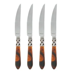 Aladdin Antique White Steak Knives, Set of 4