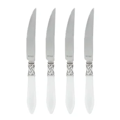 Aladdin Antique White Steak Knives, Set of 4