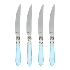 Aladdin Antique White Steak Knives, Set of 4