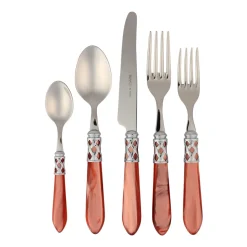 Aladdin Brilliant Rust Five, Piece Place Setting