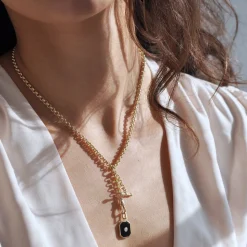 Albert Chain with Dog Clip Clasp