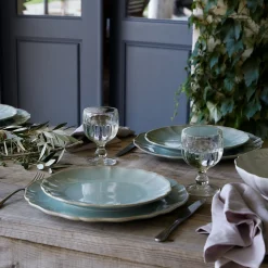 Alentejo Collection Oval Platter in Turquoise