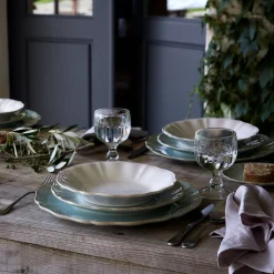 Alentejo Collection Pasta Plates in White, Set of 6