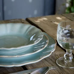 Alentejo Collection Pasta Plates in Turquoise, Set of 6