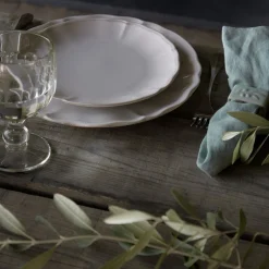 Alentejo Collection Salad Plates in White, Set of 6