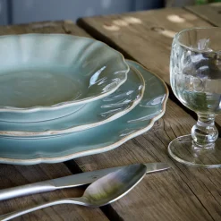 Alentejo Collection Salad Plates in Turquoise, Set of 6