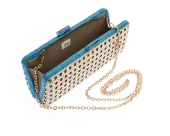 Alessandra Clutch in Blue