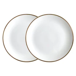 Alex Gold Set of 2, 8" Salad / Dessert Plate